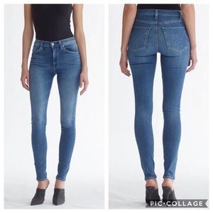 Hudson High Waisted Barbara Super Skinny Jeans